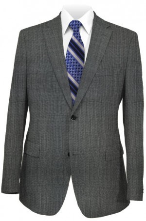 Pronto Gray Micro-Check Suit #47098
