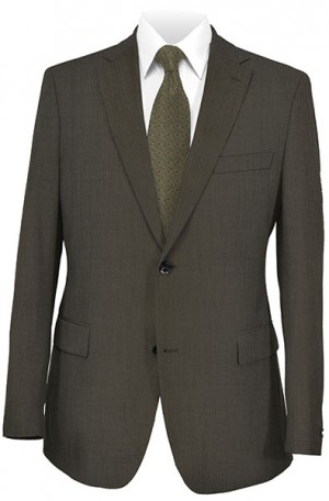 Hugo Boss Brown Mini-Check Gentleman's Cut Suit 50190267-201