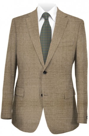 Hugo Boss Tan Sharkskin Gentleman's Cut Suit 50220428-250