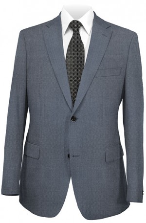 Hugo Boss Blue Sharkskin Gentleman's Cut Suit 50220428-420