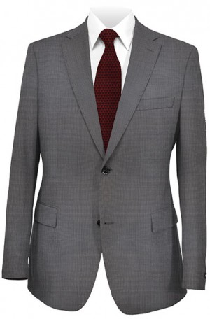 Hugo Boss Charcoal Mini-Check Tailored Fit Suit #50241992-021