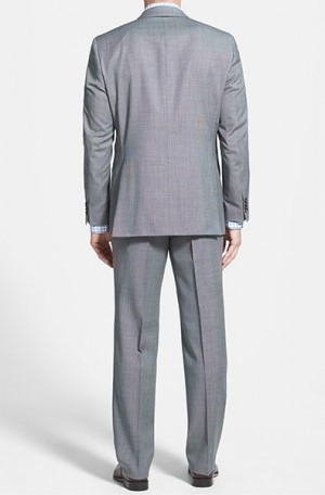 Hugo Boss Gray Mini-Check Gentleman's Cut Suit 50262949-030