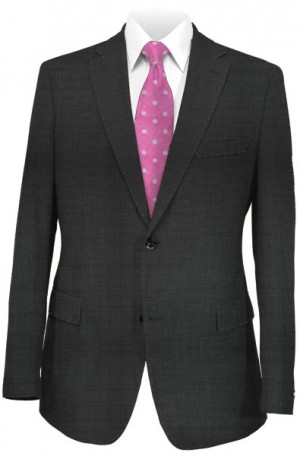 Hugo Boss Textured Gray Slim Fit Suit 50321138-015