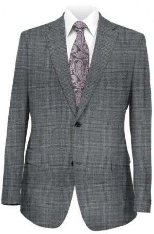 Hugo Boss Gray Check Tailored Fit Suit #50394394-081