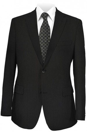 Calvin Klein Black Fineline 'Extreme' Slim Fit Suit #51Z0037