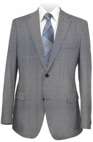 Rubin Medium Gray Tailored Fit Suit #52009CHEZ