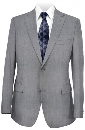 Rubin Silver Gray Classic Fit Suit #52009