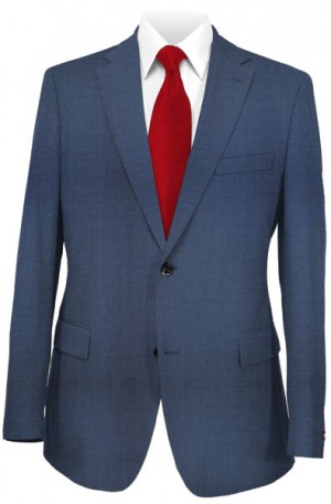 Rubin Medium Blue Tailored Fit Suit #52167D