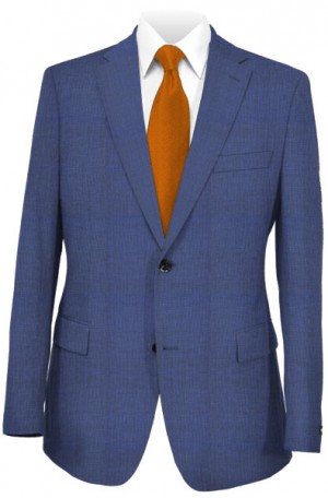 Rubin Blue Micro-Check Slim Fit Suit 52386
