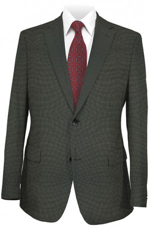 Rubin Gray Hairline Stripe Tailored Fit Suit 52740