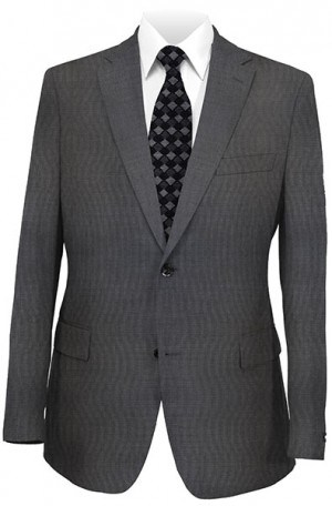 ItalUomo Charcoal Solid Color Tailored Fit Suit #59781-2