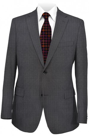 Calvin Klein Charcoal Pattern Tailored Fit Suit #5FX1090