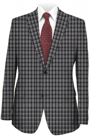 Canaletto Gray Pattern Tailored Fit Sportcoat #64520-1