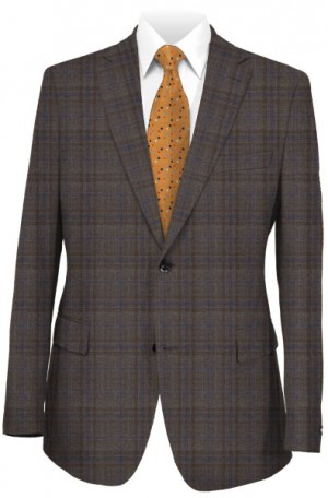 TailoRED Gray Pattern Tailored Fit Sportcoat #8110193