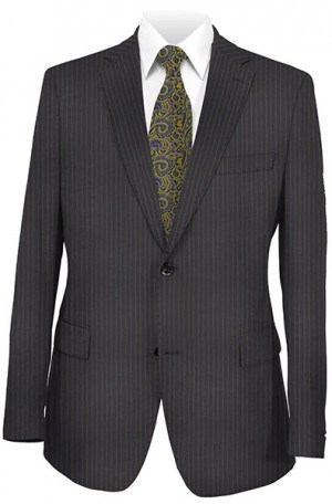 Mattarazi Navy Stripe Suit #813621-2
