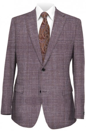 "Textures in Taupe" Tailored Fit Summer Sportcoat from TailoRED & Loro Piana #8140094