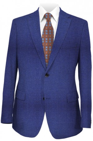 TailoRED Blue Wool-Cashmere Tailored Fit Sportcoat #8160120