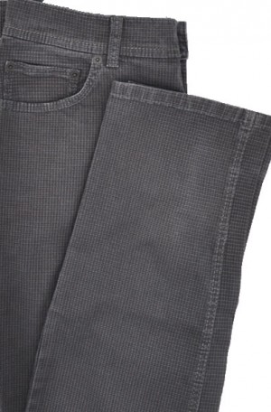 Brax Charcoal Check Tailored Fit Pants #85-1027-04