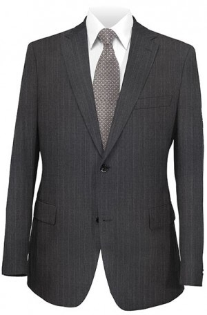 Crown Gray Stripe Suit #9808