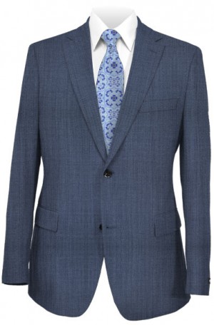 Rubin Blue "Fancy Solid Color" Tailored Fit Suit #A0016