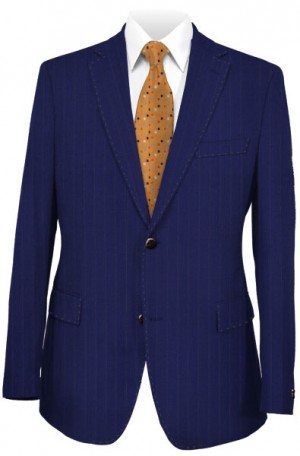 Pal Zileri Blue Stripe Tailored Fit Suit #B1500-1
