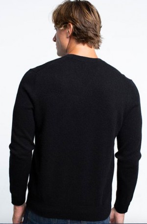 Quinn Black Merino Wool Sweater Vest CM83112-BLK