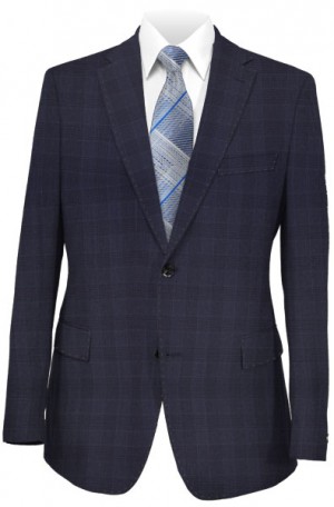 Canaletto Navy Pattern Tailored Fit Suit #CN1562-1