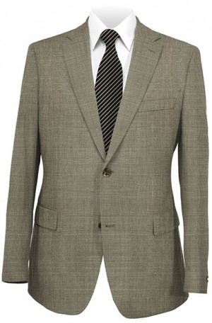 Hickey Freeman Taupe Pattern Suit #F21-312269