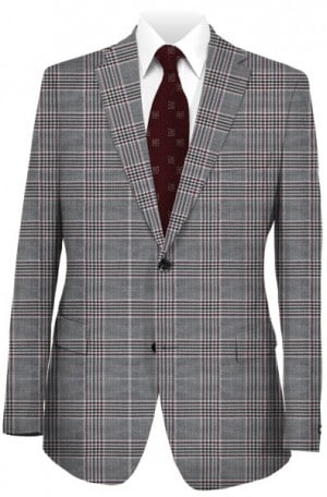 Hickey Freeman Gray Pattern Sportcoat #F61-512022