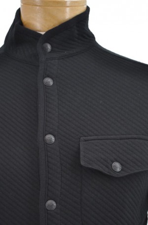 GoodMan Brands Black Slim Fit Sweater-Jacket #G429-1