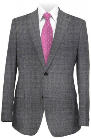 Michael Kors Gray Pattern Tailored Fit Suit #K2Z1226