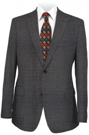 Michael Kors Dark Gray Solid Color Slim Fit Suit #K2Z2061