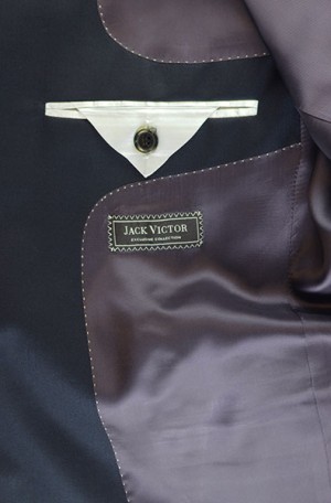 Jack Victor Navy Solid Color Suit L9215A