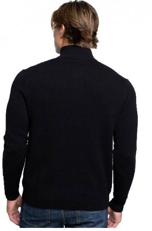 Quinn Black 1/4-Zip Cashmere Sweater Q933033-BLK
