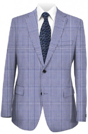 Tiglio Gray Patterned Tailored Fit Sportcoat #RS5556-1