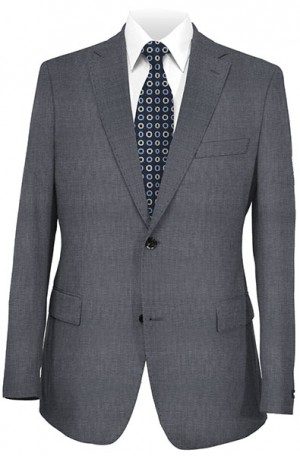 JBC-Galvani Blue Micr0-Check Suit #SH0017