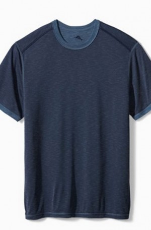Tommy Bahama Blue Reversible Flip Tide T-Shirt #T218029-2232