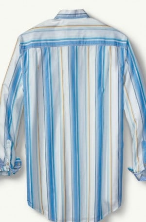 Tommy Bahama Blue Stripe Long Sleeve Shirt #T316456-10869