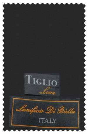 Tiglio Black Tailored Fit Tuxedo TIG-1001TUX