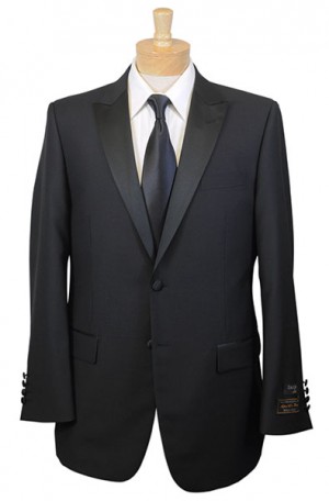 Tiglio Black Tailored Fit Blazer #TIG-1001