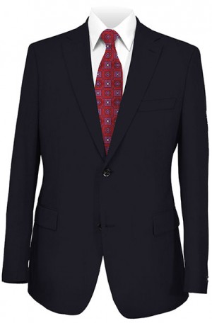 Tiglio Navy Solid Color Slim Fit Suit #TIG1002