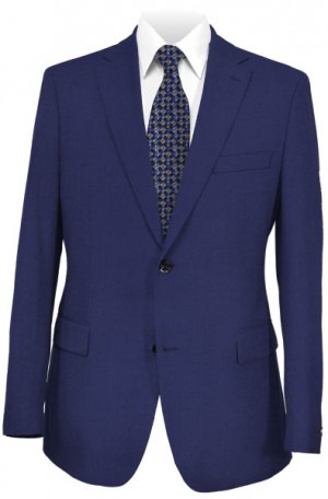 John Varvatos Navy Solid Color Slim Fit Suit #VAD0072