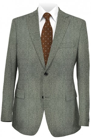 Varvatos Gray Wool-Silk Tailored Fit Sportcoat #VWW0008
