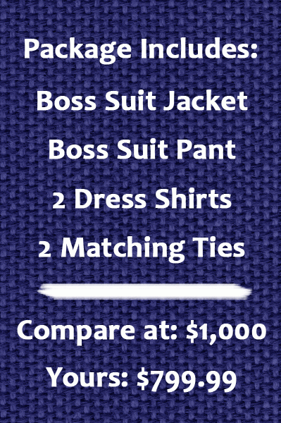 Hugo Boss Suit, 2 shirts, 2 Ties